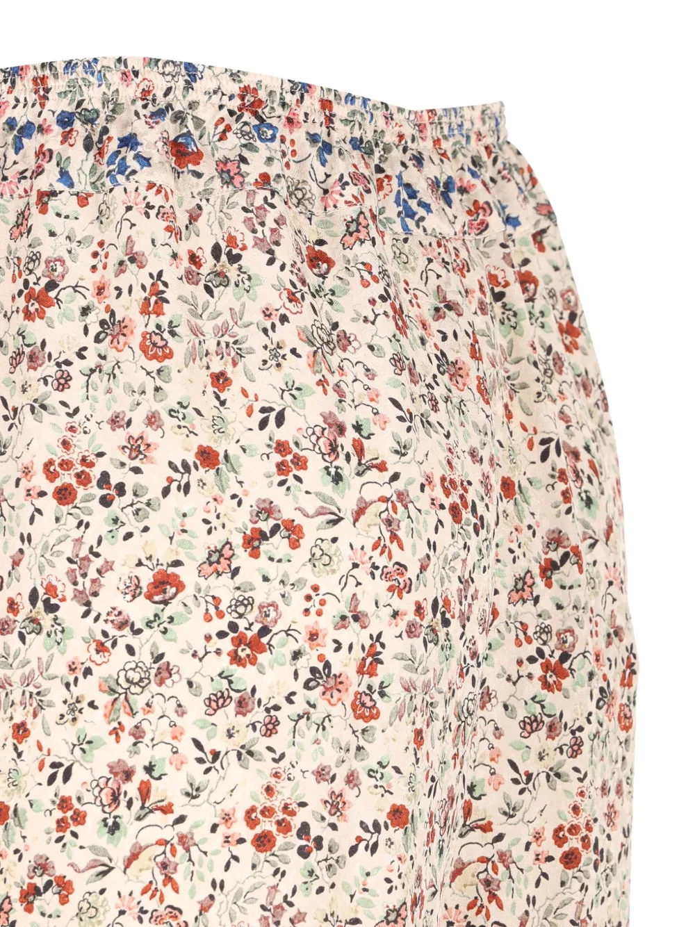 Emon Floral-Print Pleated Trousers