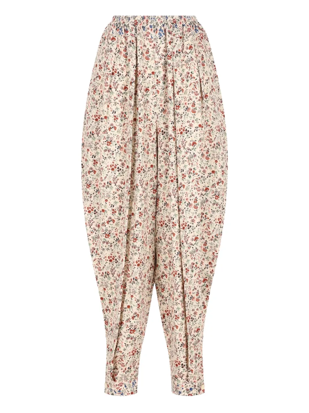 Loro Piana Emon floral-print pleated trousers | Wide-Leg Pants | Image 2