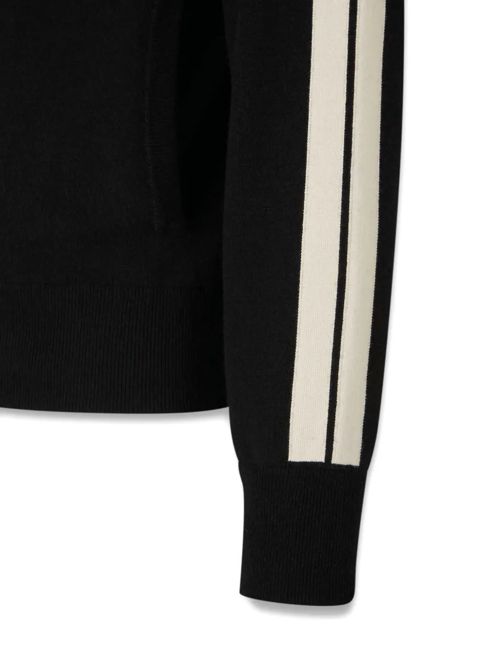 Palm Angels Jack met geborduurd logo en streep Zwart