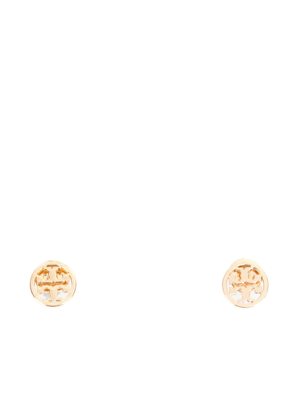 Tory Burch ロゴプレート ピアス - ゴールドトーン Tory Burch ロゴプレート ピアス - ゴールドトーン