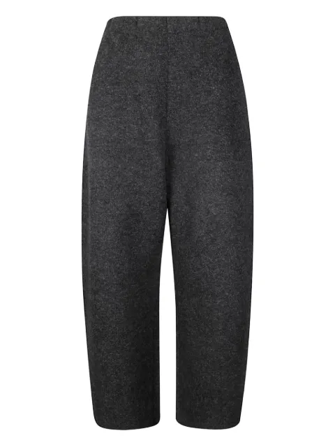 Boboutic melangé-effect trousers