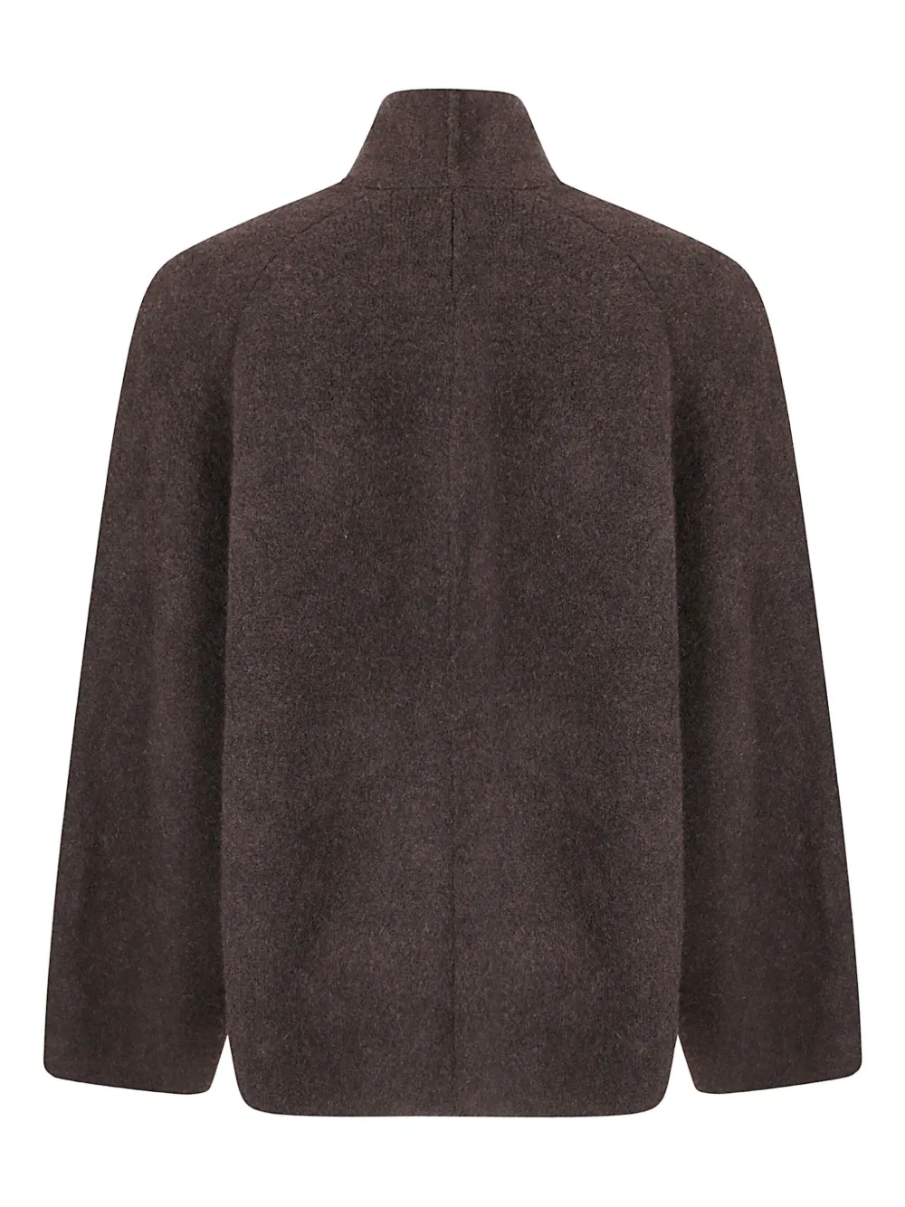 Boboutic Double-breasted Wool Jacket In Brown