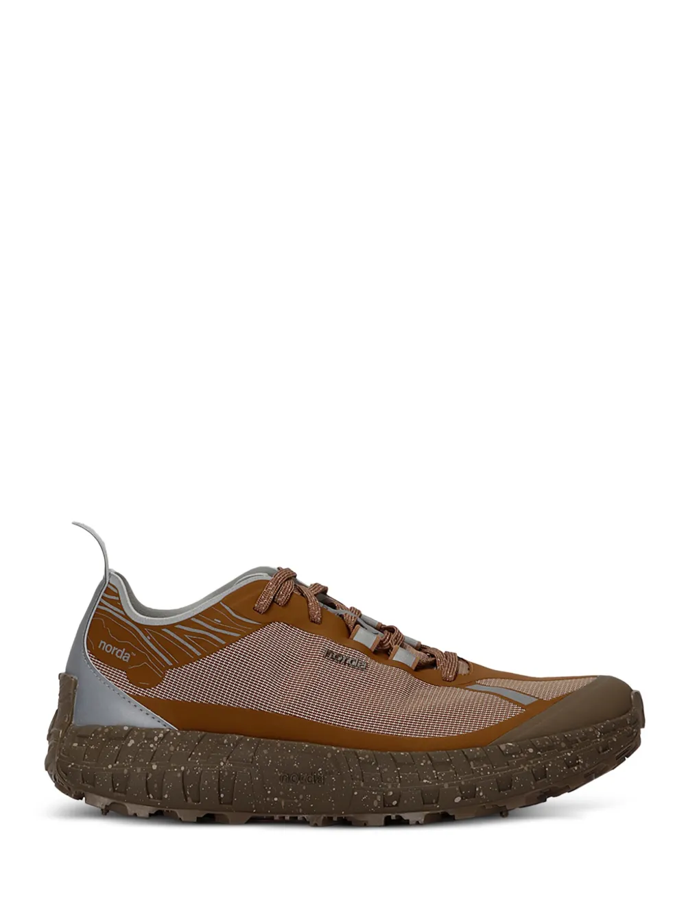 norda panelled low-top sneakers | Brown | Image 1