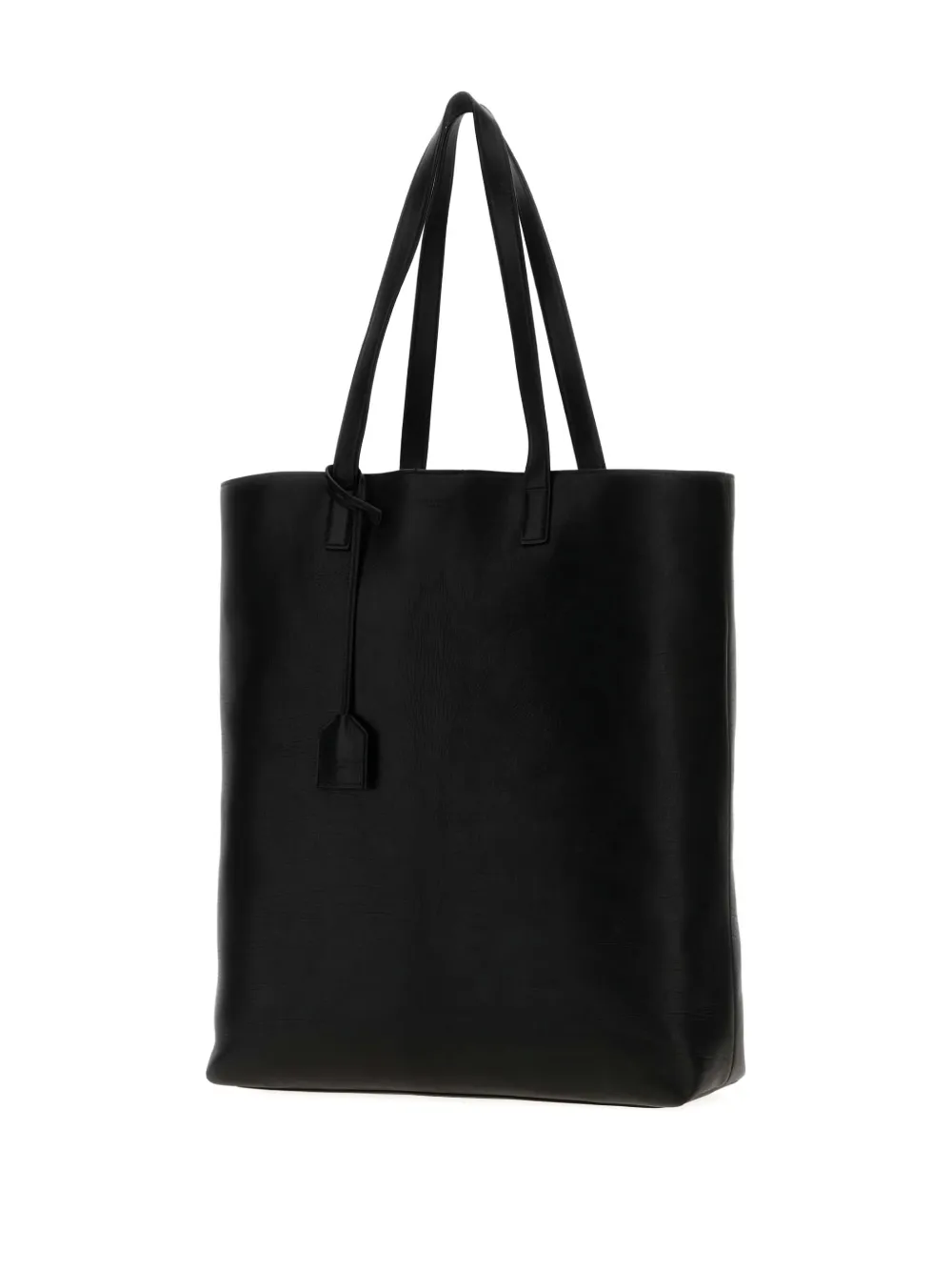  Saint Laurent Leather Tote Bag - Black 