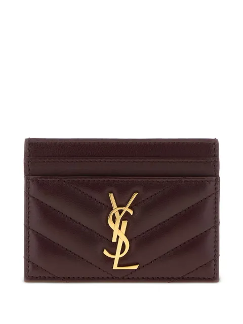 Saint Laurent Cassandre-plaque cardholder