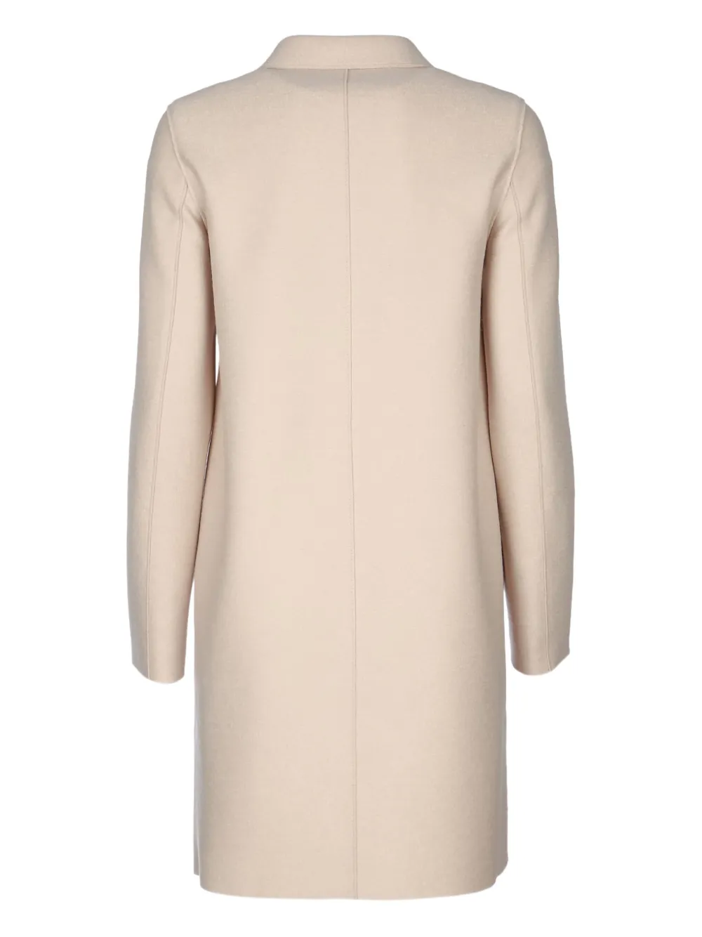 Harris Wharf London Women Button Up Boxy Coat Pressed Wool In Neutral