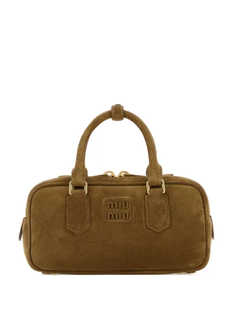 Miu Miu Arcadie suede tote bag