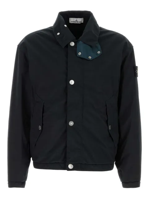 Stone Island logo-patch bomber jacket