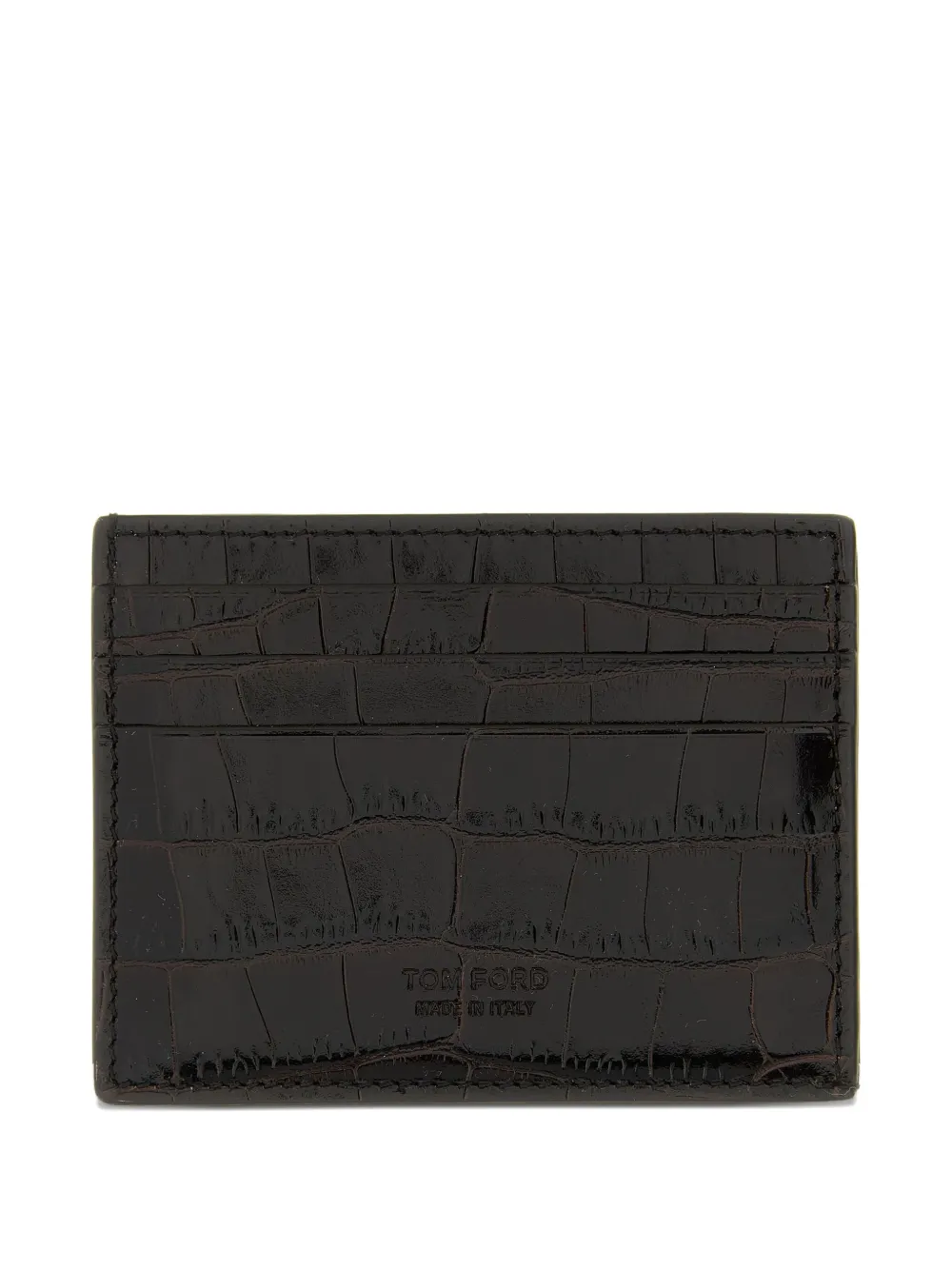 TOM FORD leather cardholder | Brown | Image 1