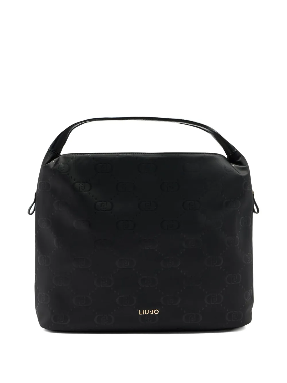 LIU JO Large nylon hobo bag - Zwart