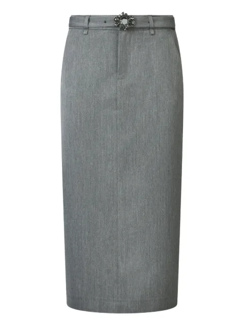 LIU JO buckle-embellished pencil skirt