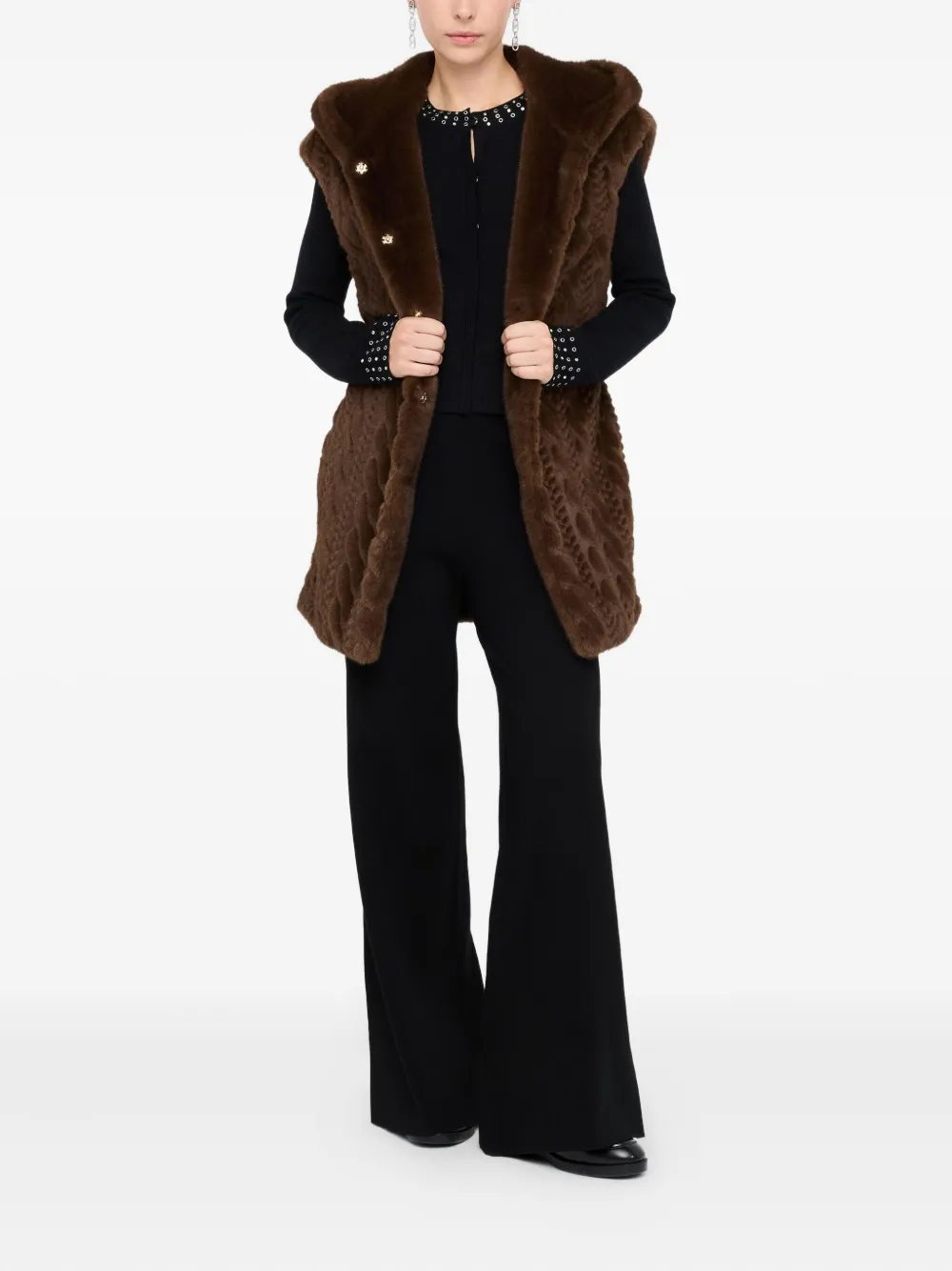 LIU JO Vest with hood | Waistcoats & Gilets | Image 2