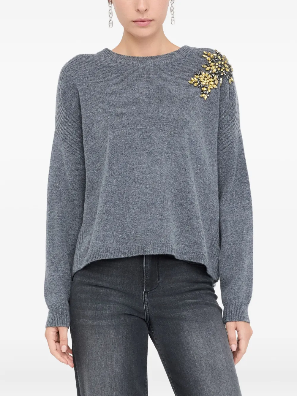 Liu •jo Liu Jo Sweaters In Gray