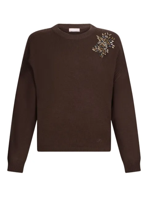 LIU JO jewel-embellished jumper
