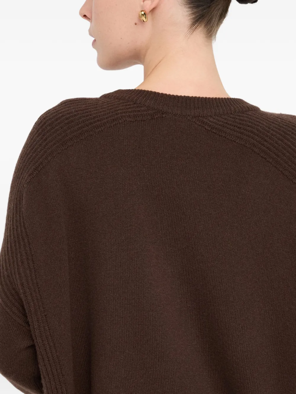 Liu •jo Jewel-embellished Jumper In Brown