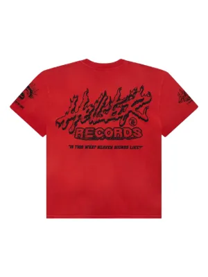 HELLSTAR Records T-shirt | Red | FARFETCH