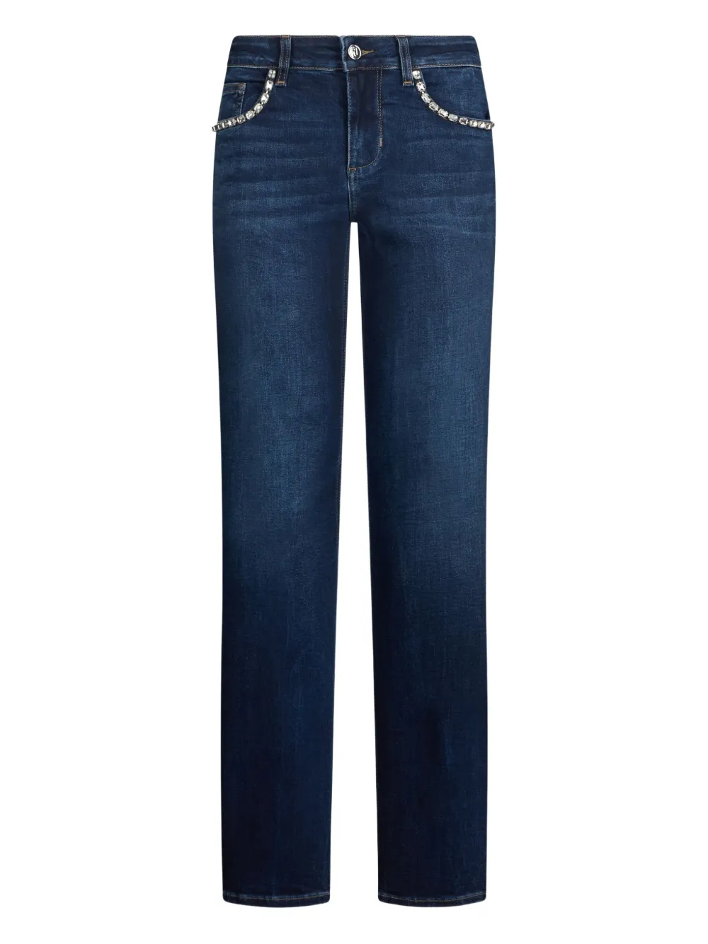 LIU JO Slim jeans with gemstones | Blue | Image 1