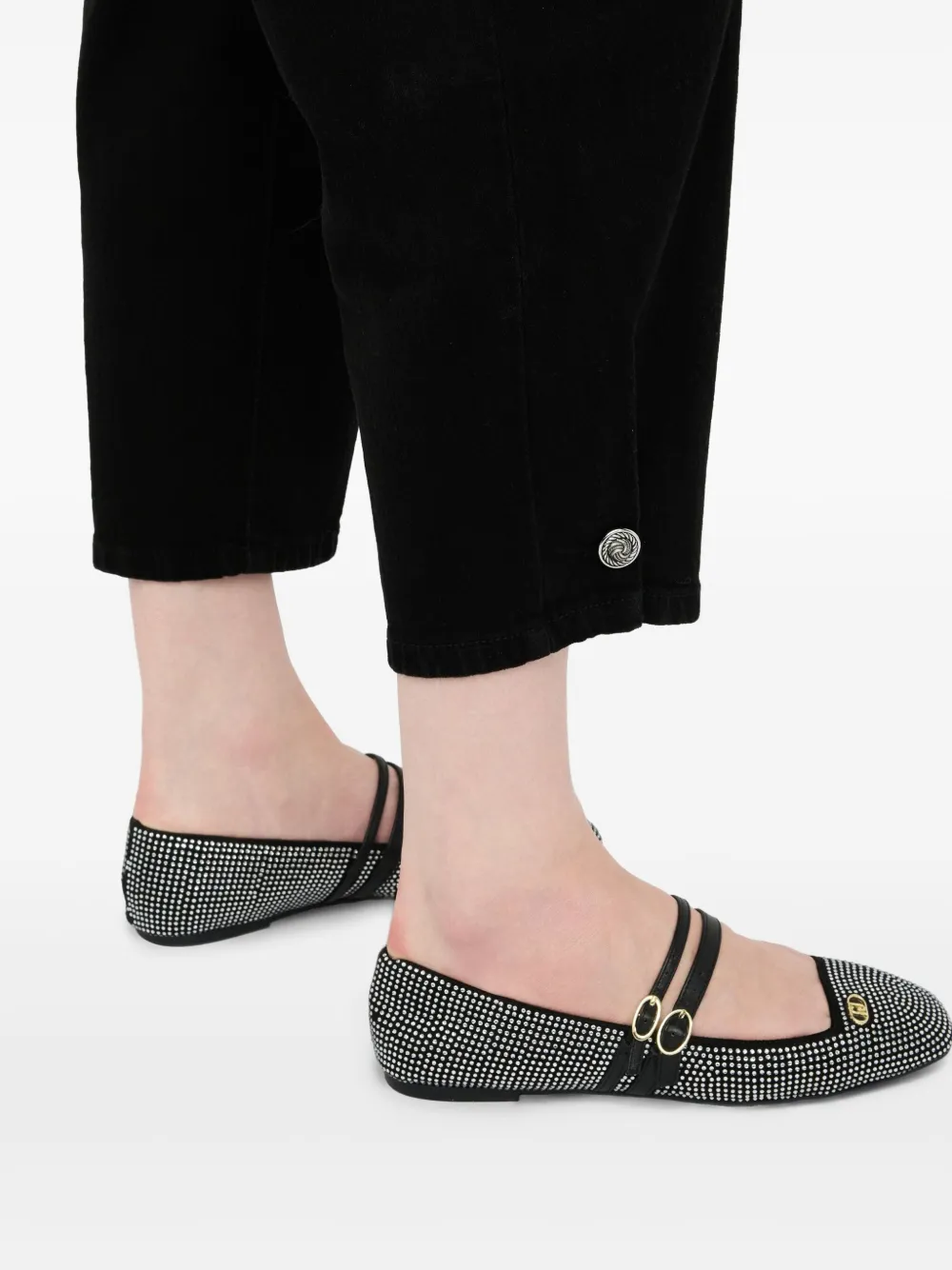 LIU JO Cropped jeans Zwart