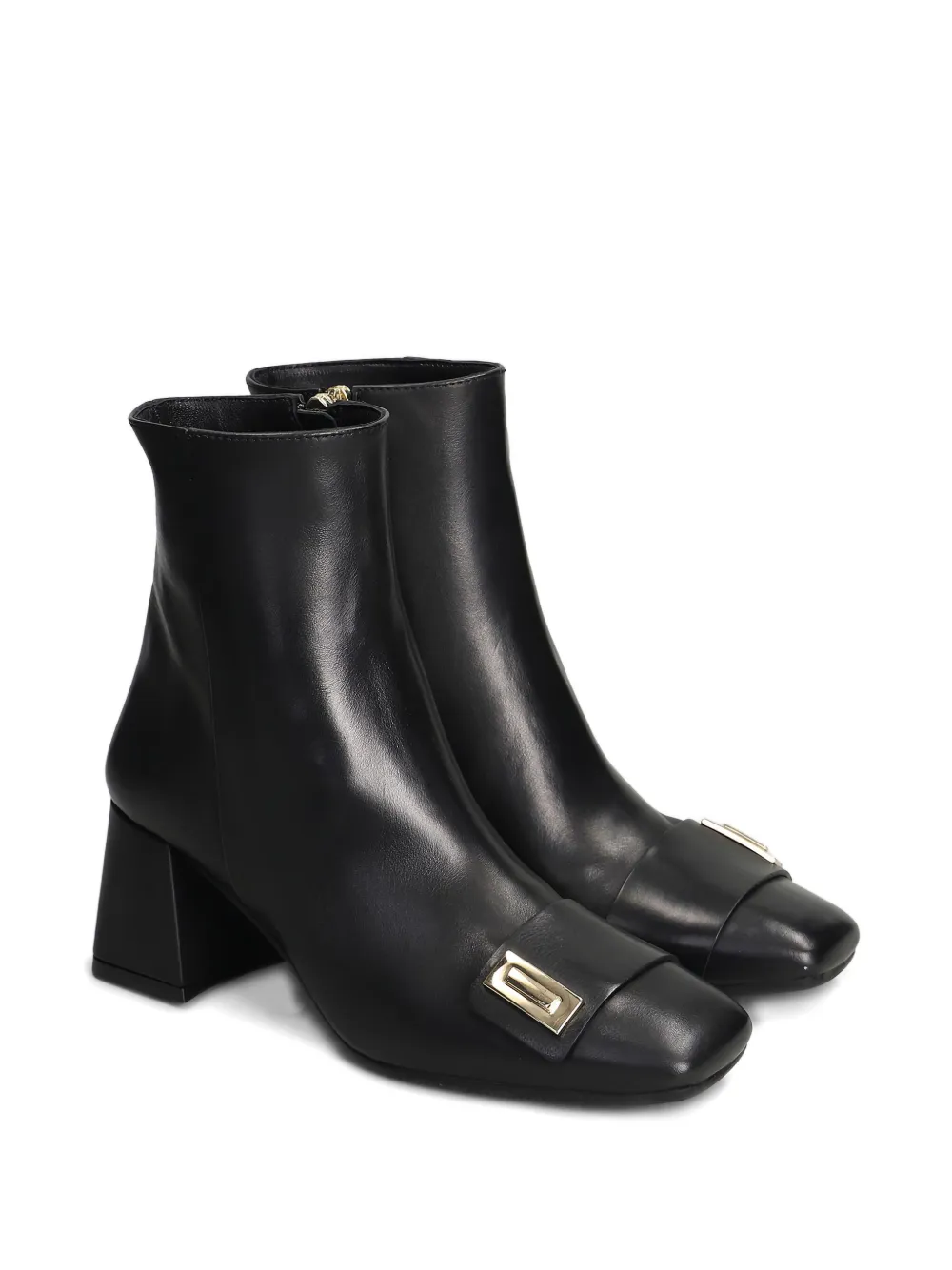 Evaluna 65mm square-toe buckle boots | Ankle Boots | Image 2
