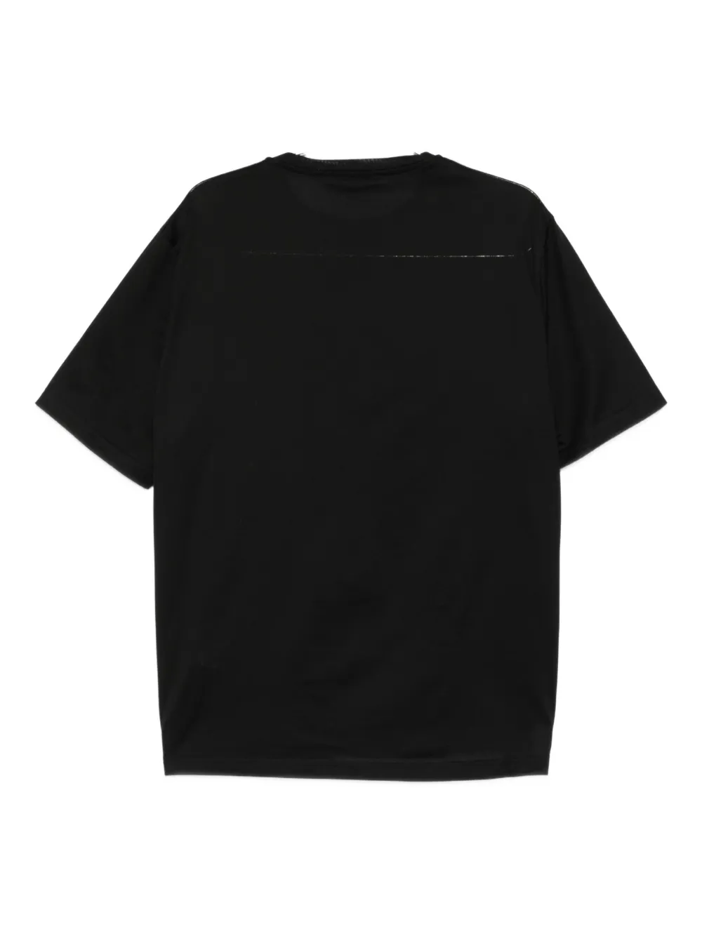 Low Brand crew-neck short-sleeved T-shirt - Zwart