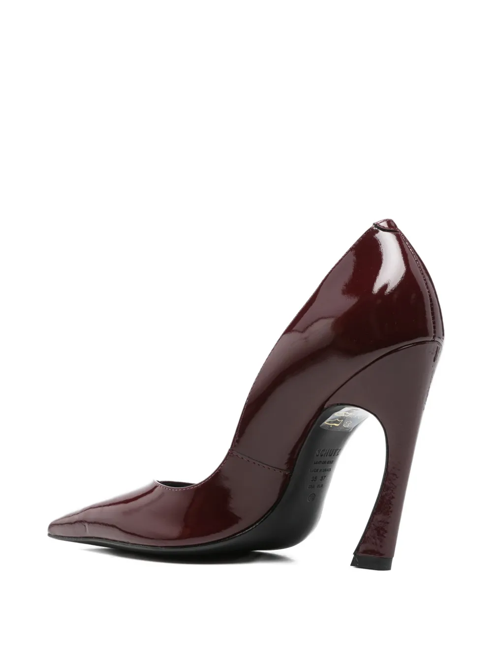 Schutz 110mm Lexi Pumps In Burgundy