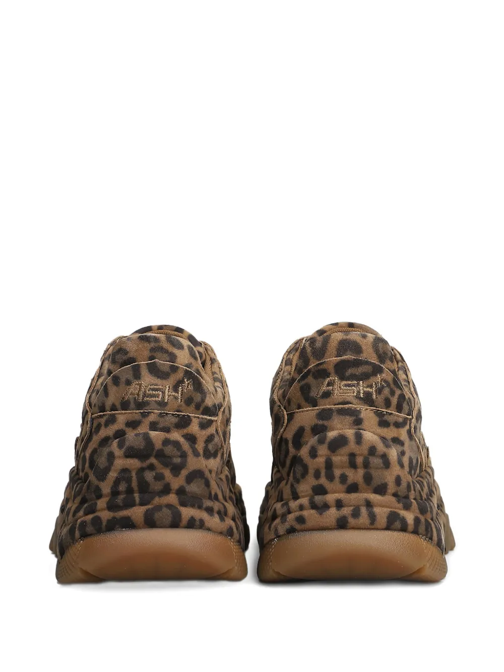 Ash Sneakers met dierenprint Bruin