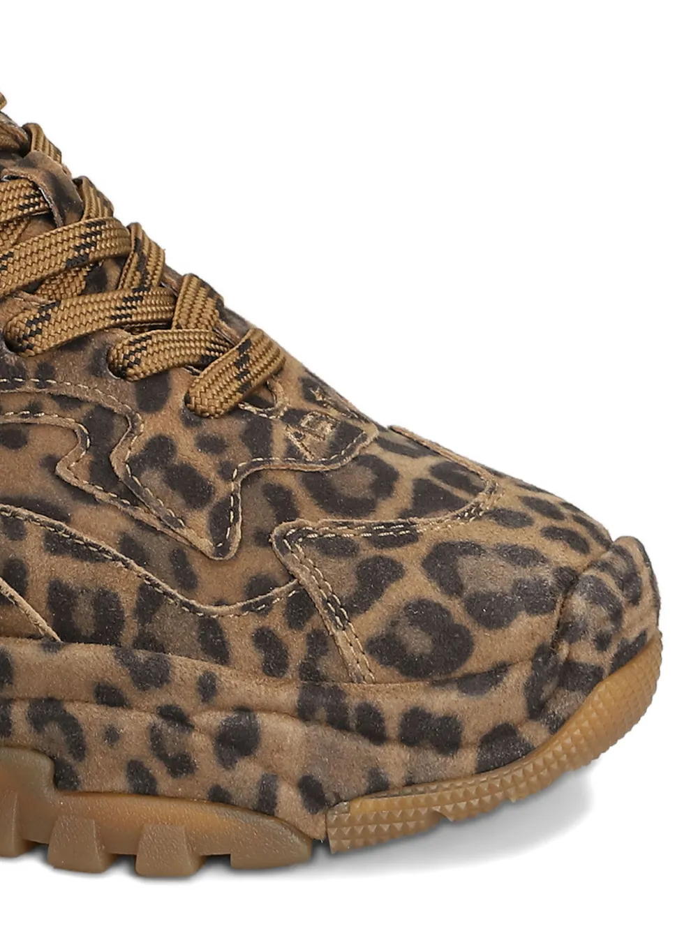 Ash Sneakers met dierenprint Bruin