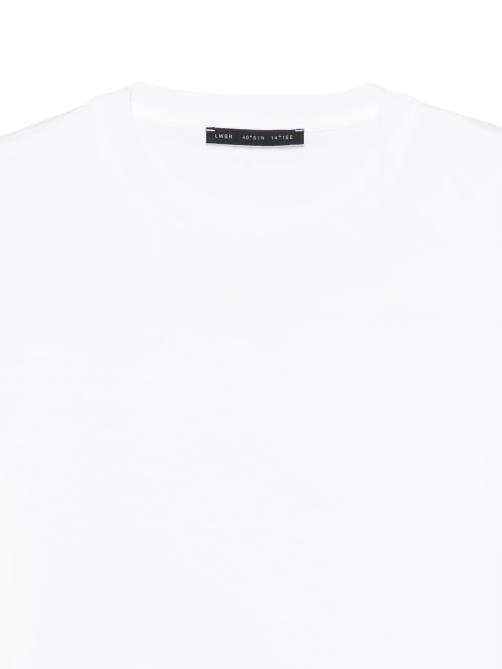 Low Brand T-shirt met ronde hals Wit