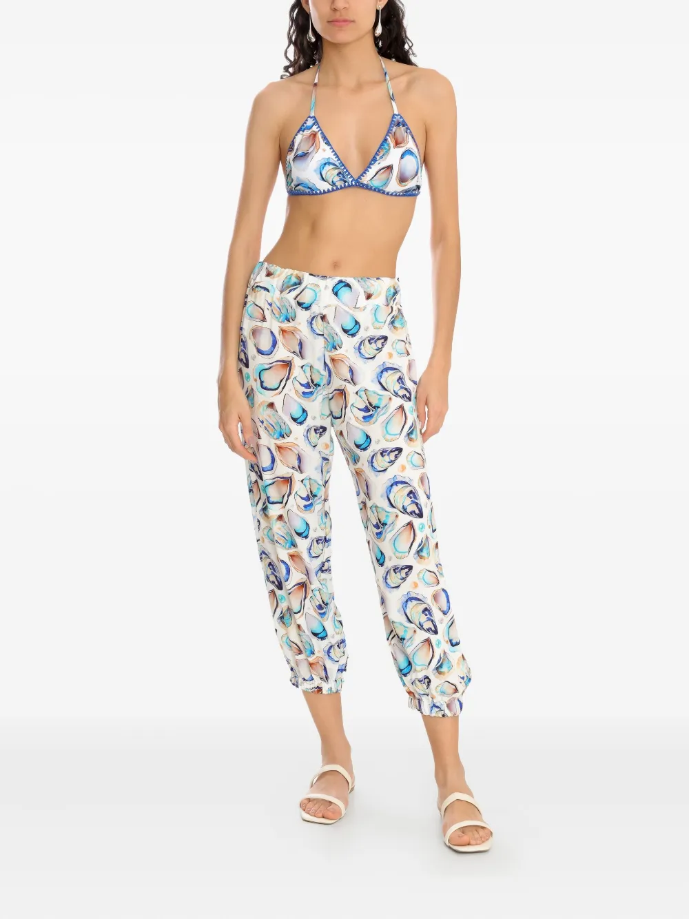 Brigitte Jasmine drawstring trousers - Wit
