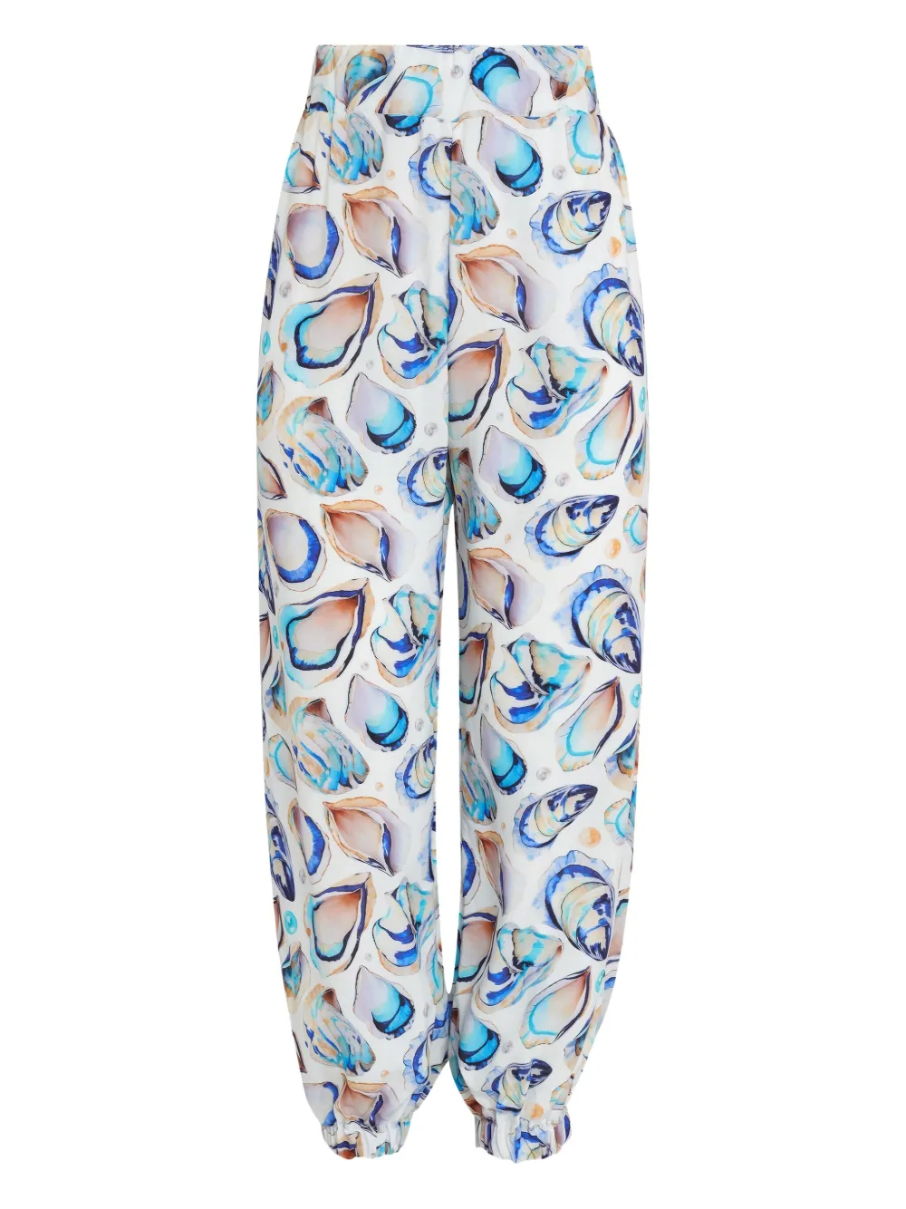 Brigitte Jasmine Drawstring Trousers In Blue
