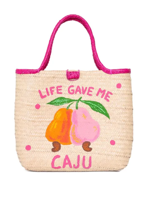 Brigitte Dandá hand-painted beach bag 