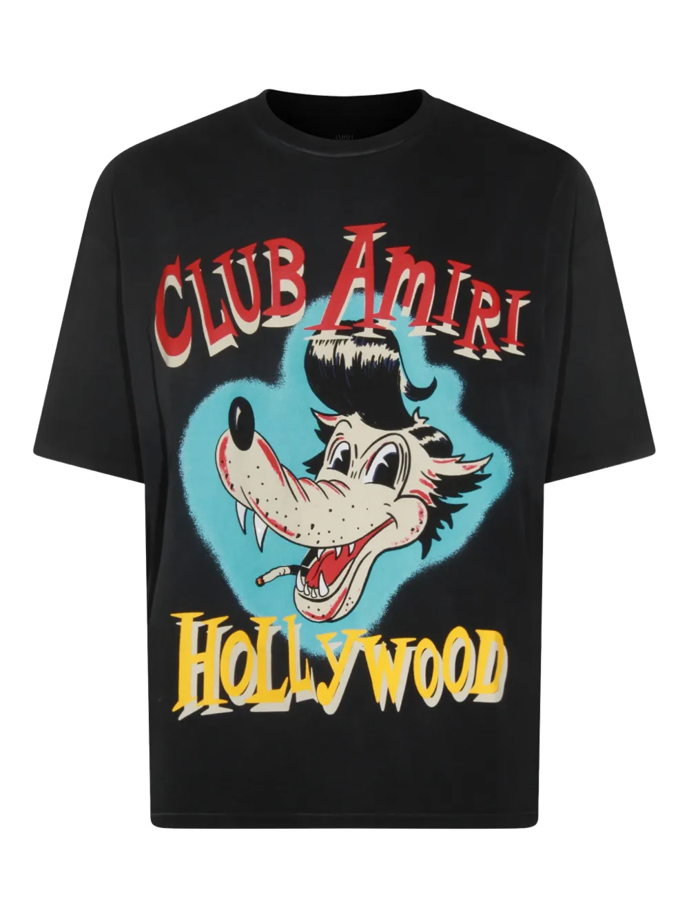 AMIRI Wolf oversized T-shirt | Black | Image 1