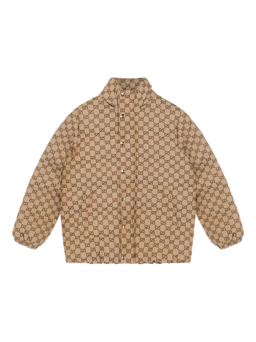 Gucci Kids GGモノグラム パデッドコート - ニュートラル Gucci Kids GGモノグラム パデッドコート - ニュートラル