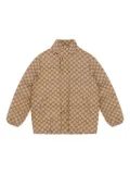 Gucci Kids GG monogram puffer coat - Neutrals