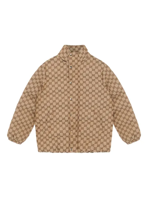 Gucci Kids GG monogram puffer coat
