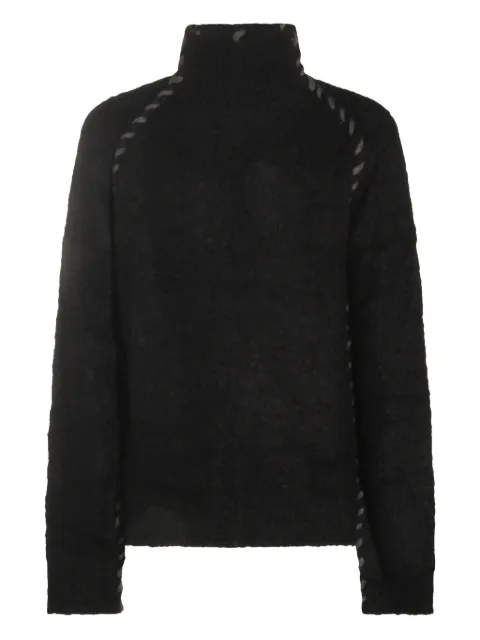 Thom Krom high-neck twisted-detail sweater