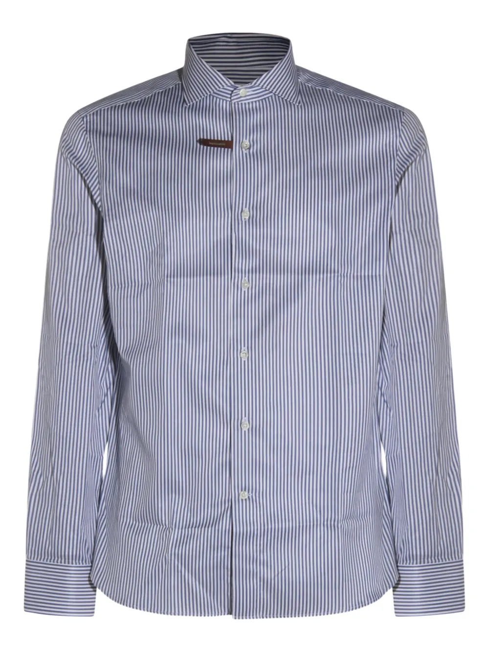 Canali striped cotton shirt | Blue | Image 1