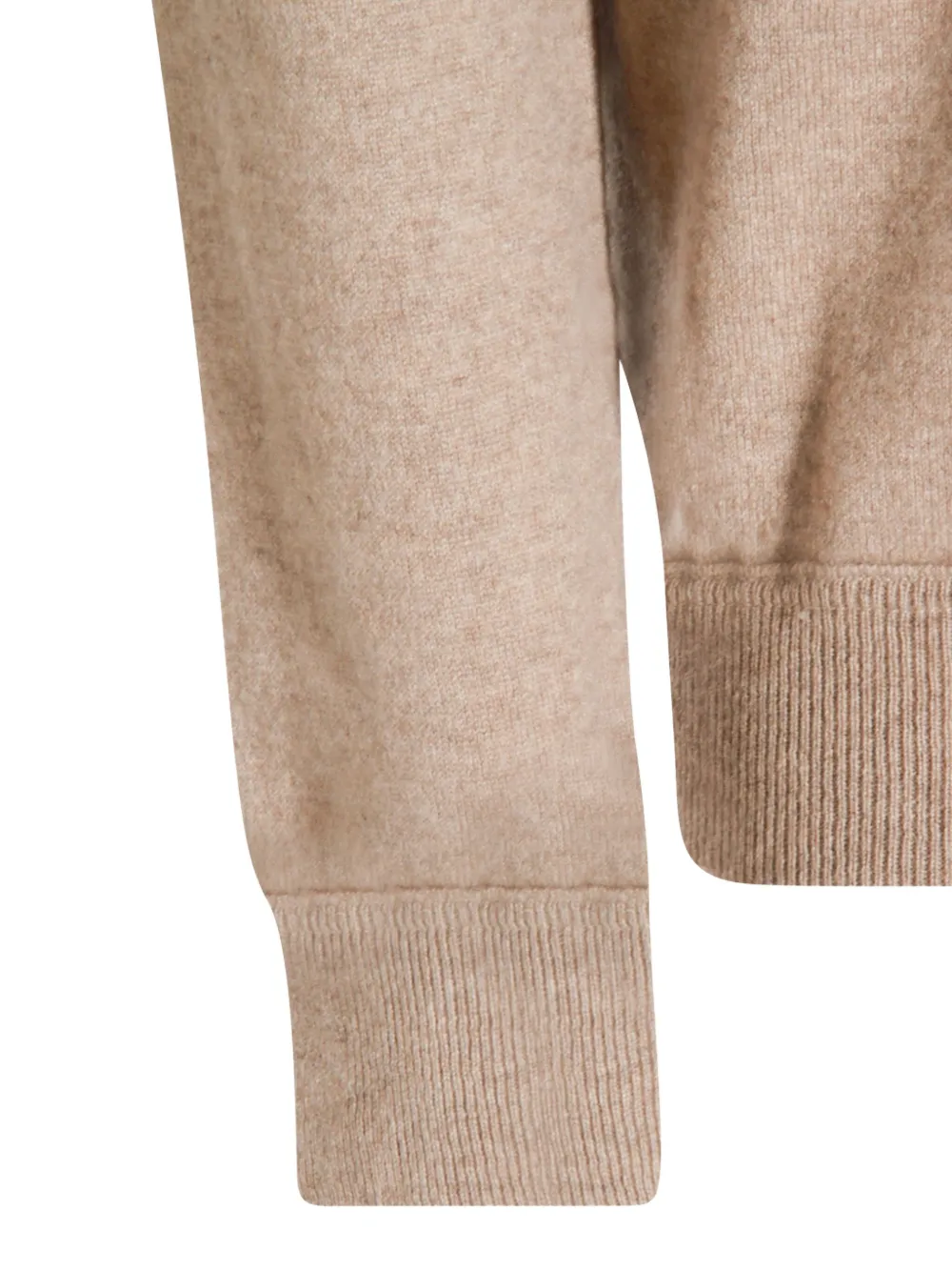 Malo Kasjmier trui met raglan mouwen Beige