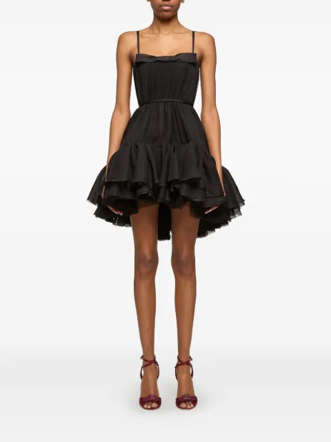 Giambattista Valli pleated ruffled dress