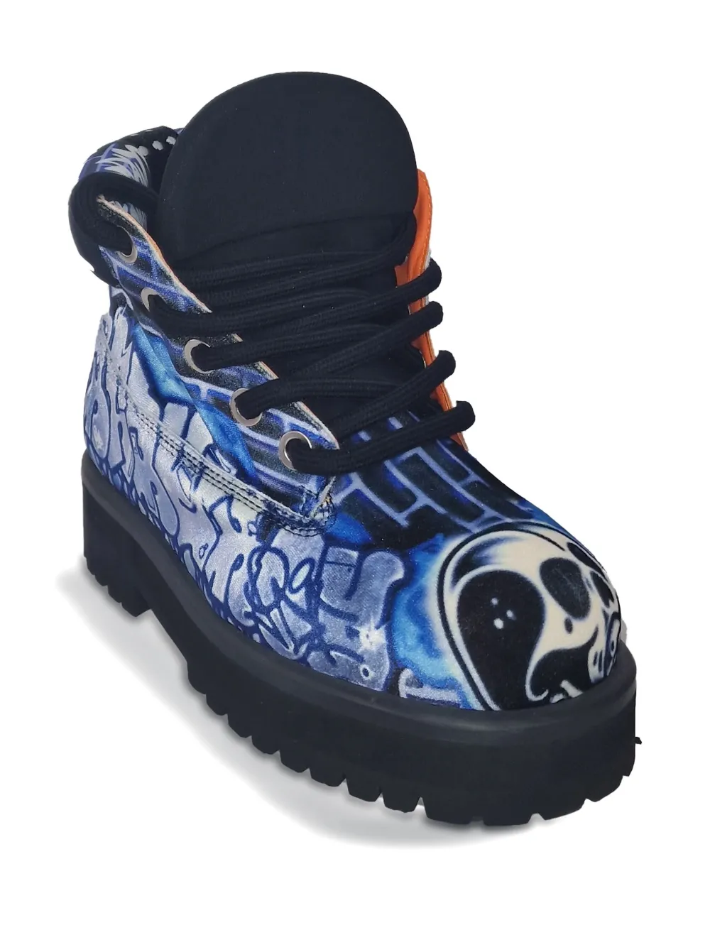 PDF graffiti ankle boots | Biker Boots | Image 2