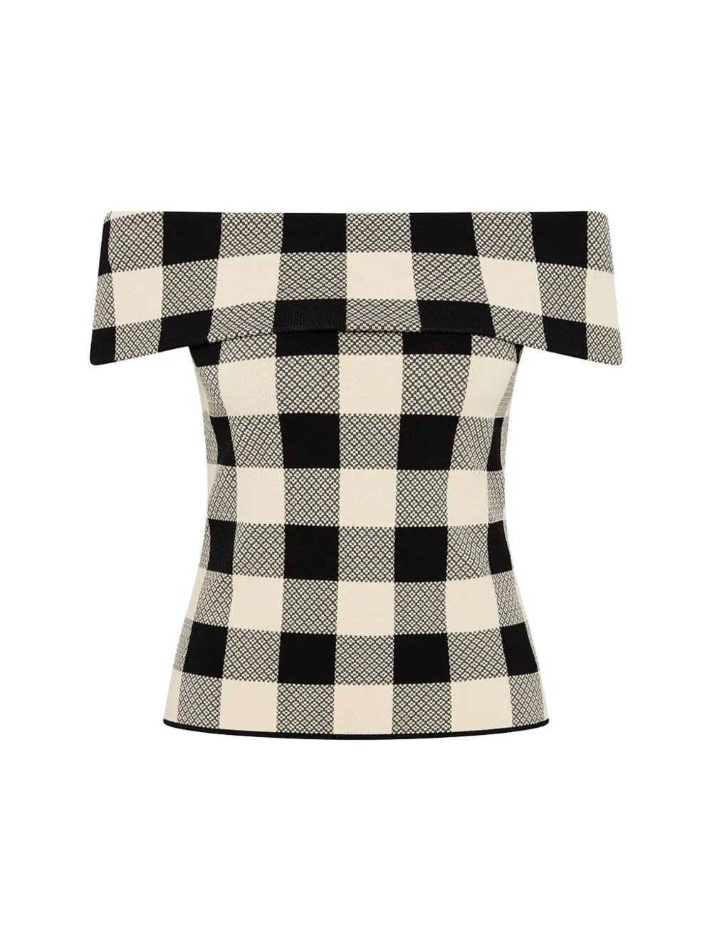 Posse plaid blouse - Zwart