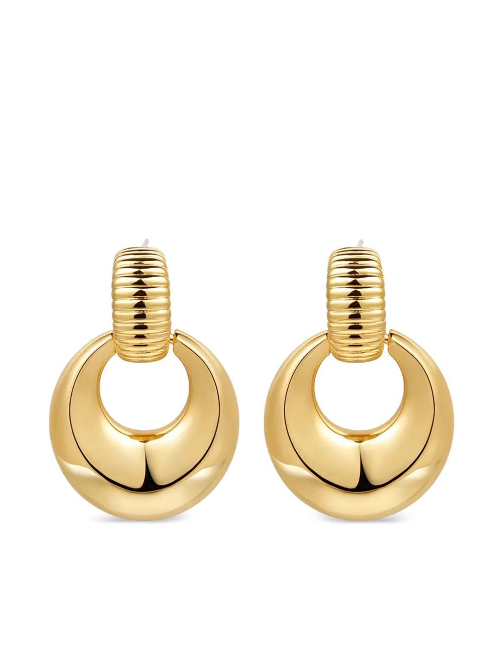 Luv Aj arracadas de latón | dorado | Image 1