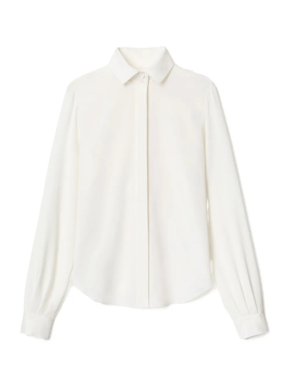 Lafayette 148 organic silk blend blouse - Wit