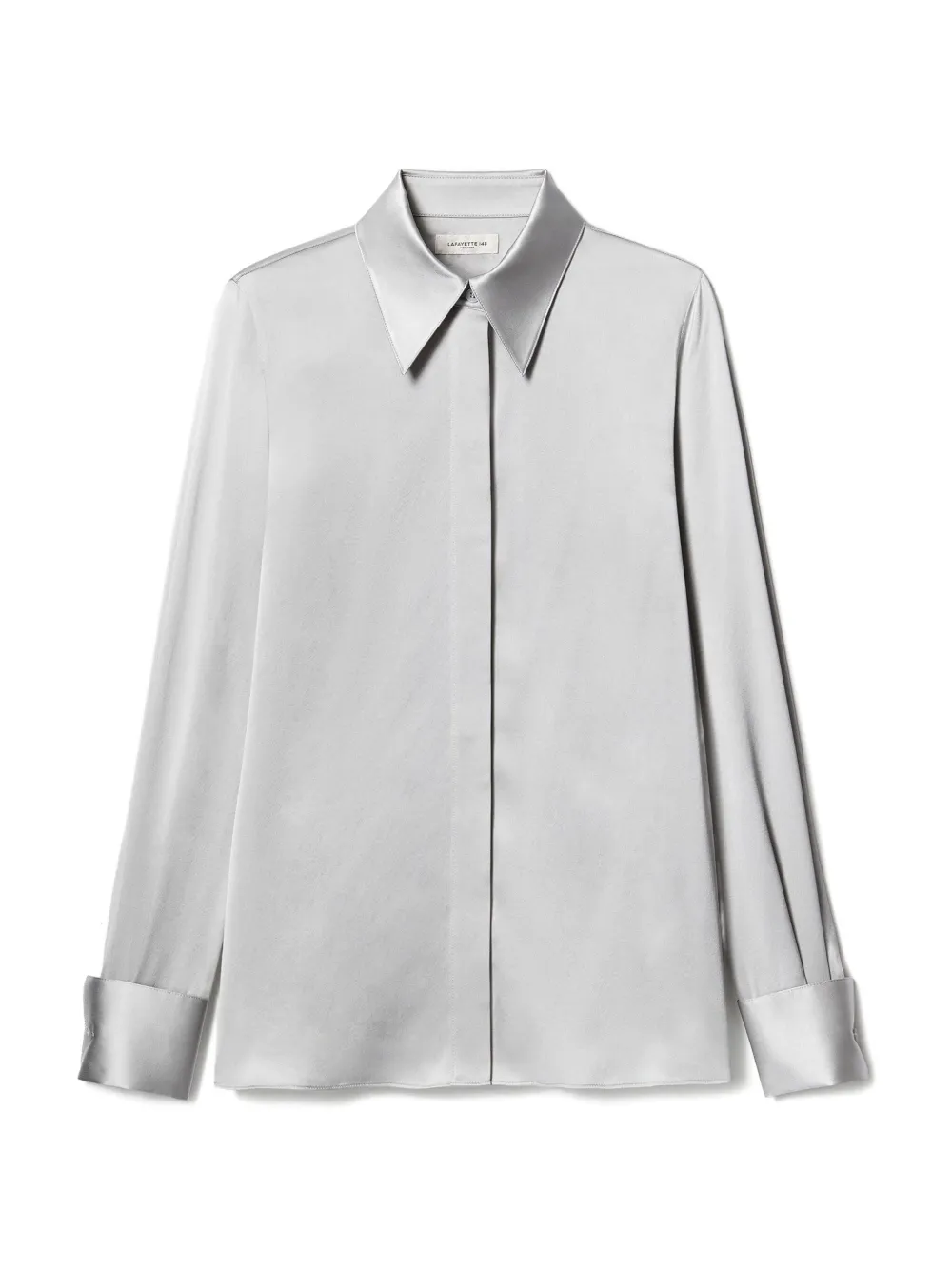 Lafayette 148 silk shirt - Grijs