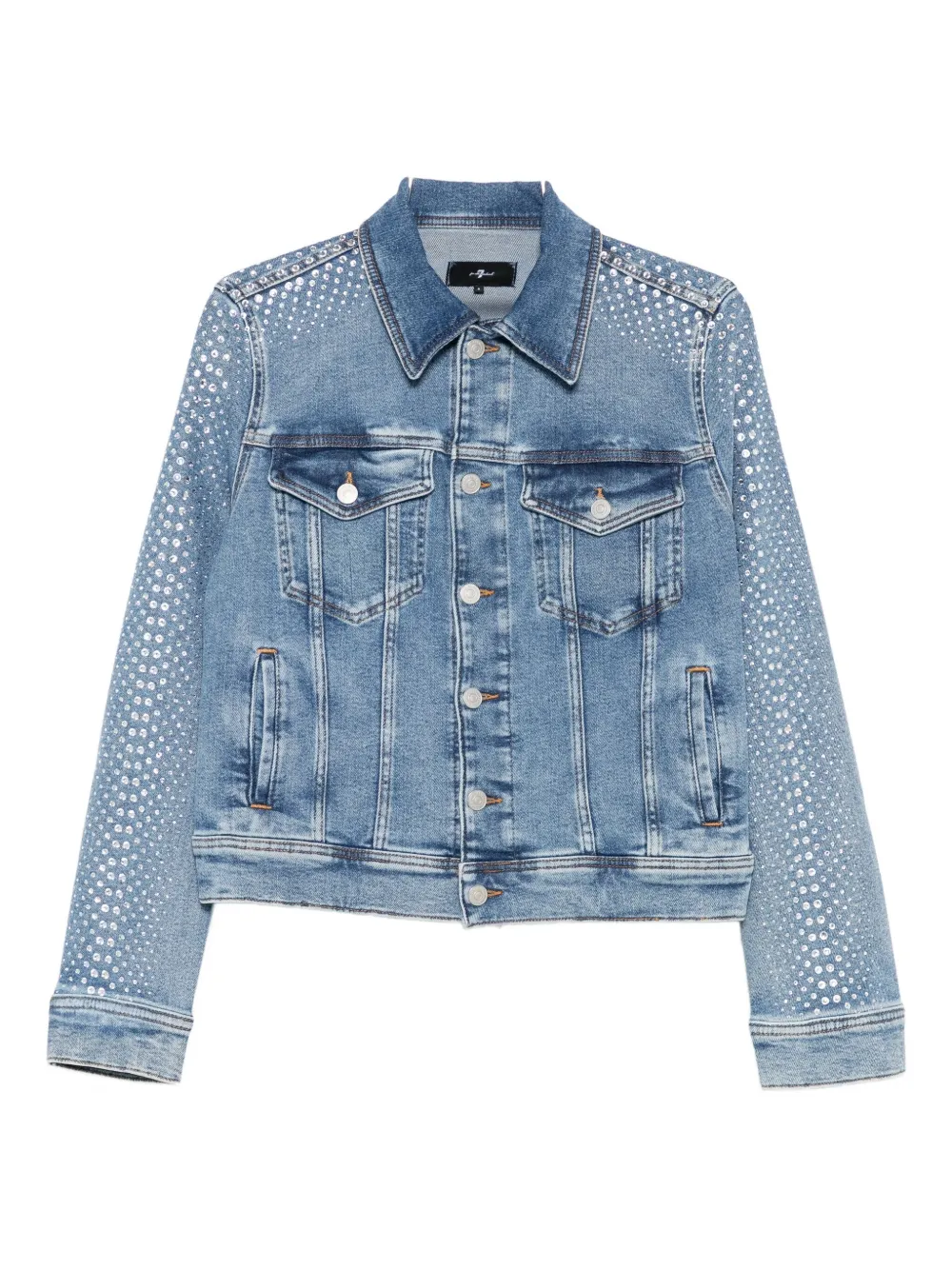 7 For All Mankind Denim Jacket In Blue