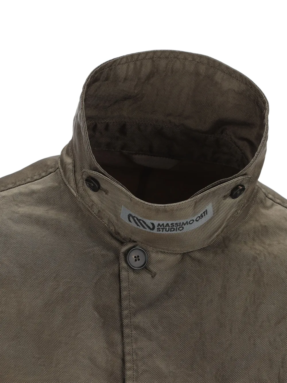 Massimo Osti Studio Button-fastening Jacket In Brown
