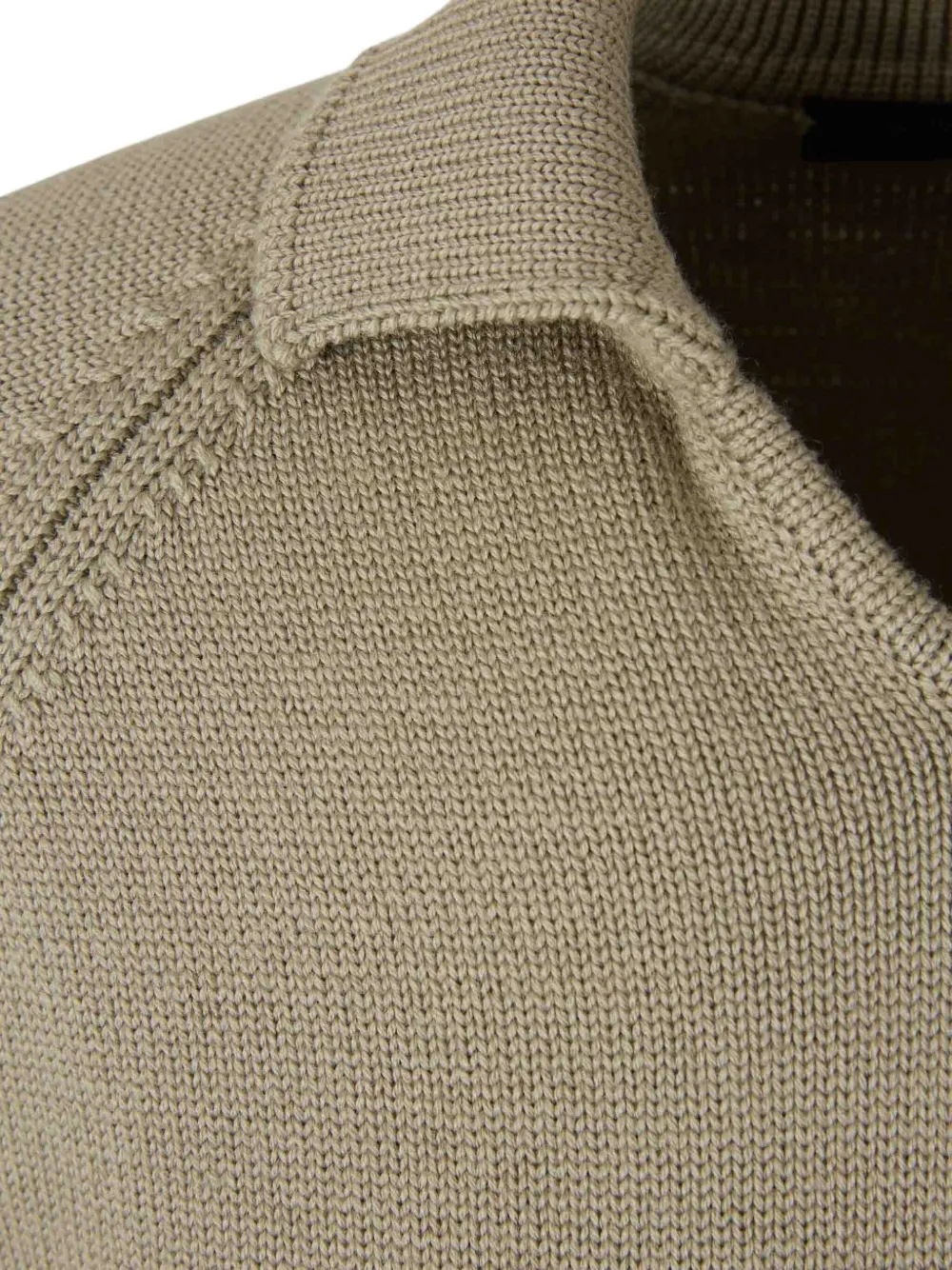 Zanone Wollen polotrui Bruin