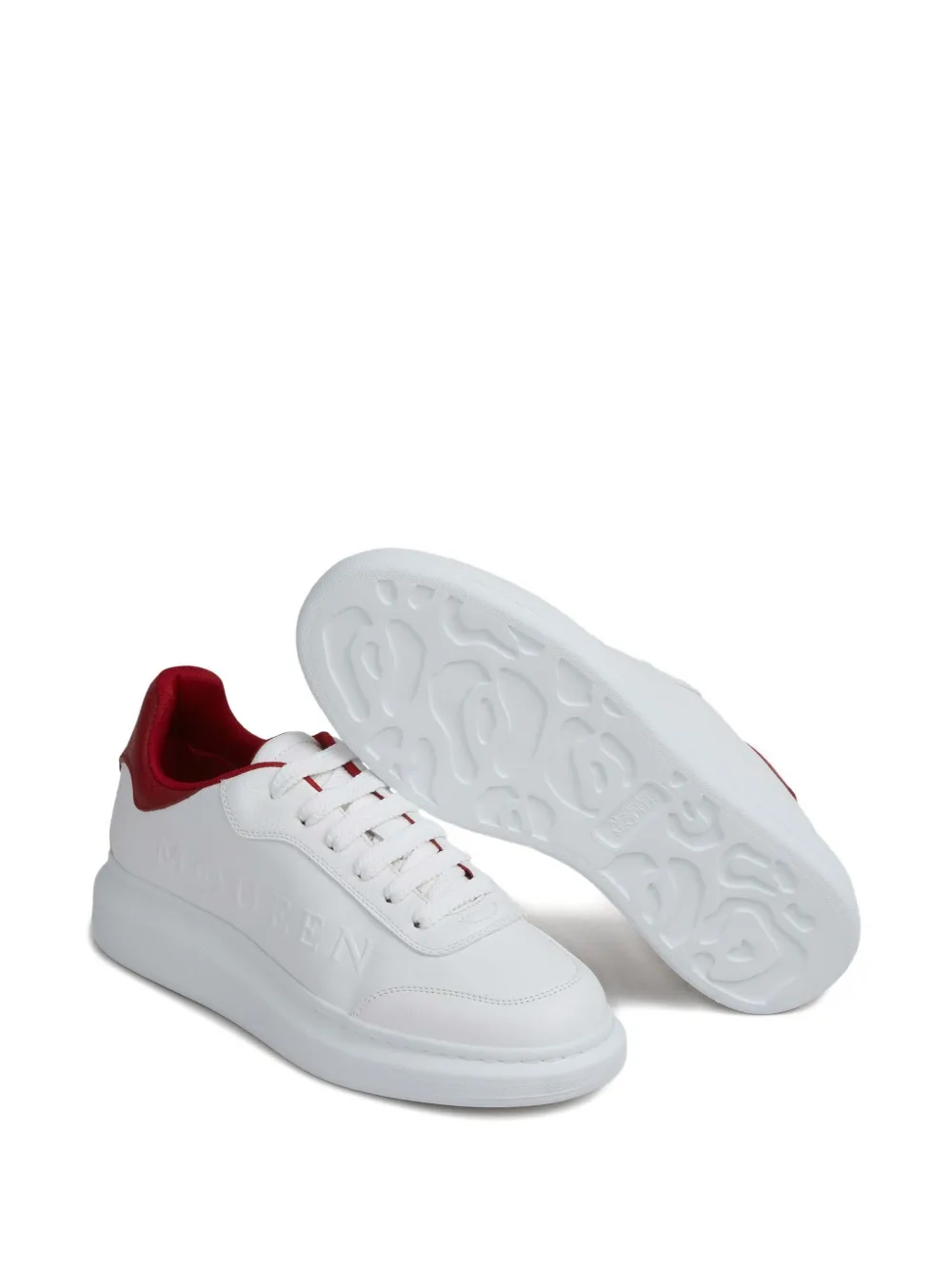 Alexander McQueen Sneakers met reliëf Wit