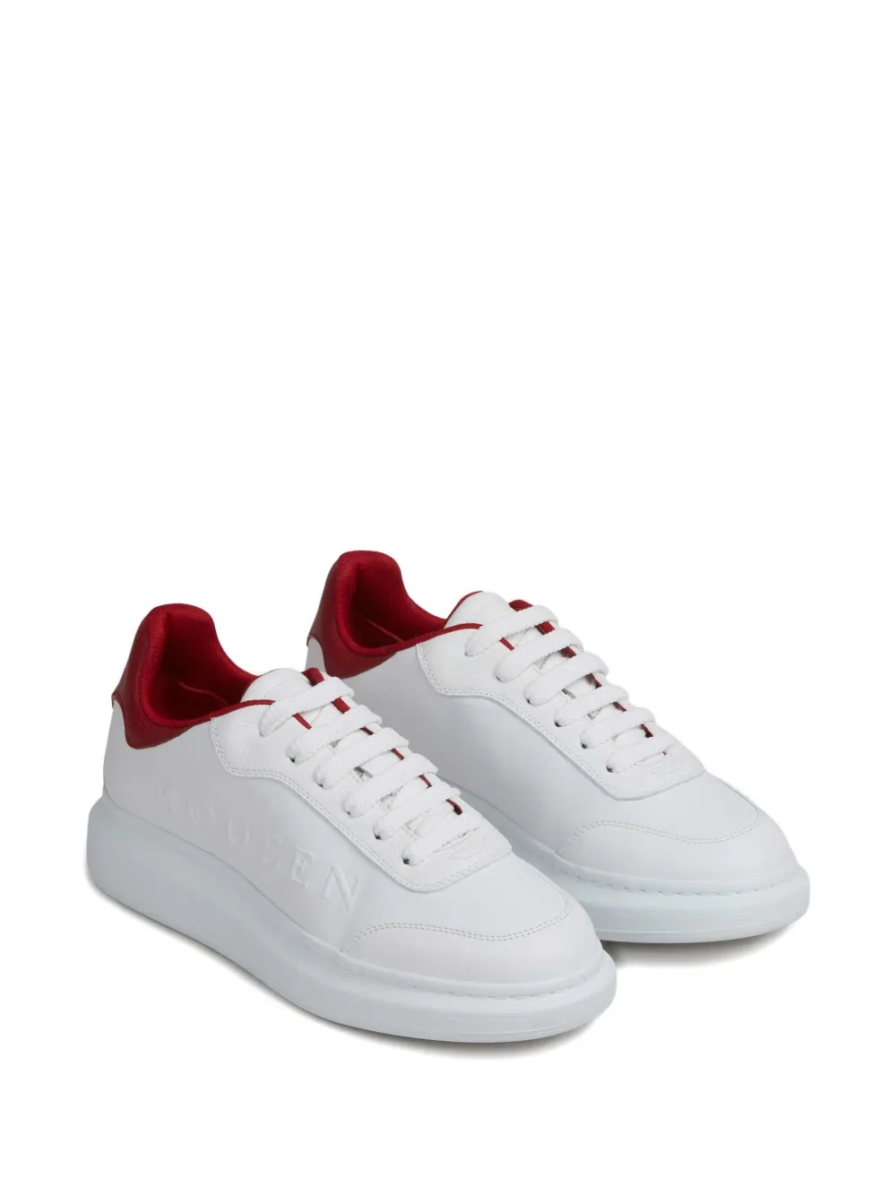 Alexander McQueen Sneakers met reliëf Wit