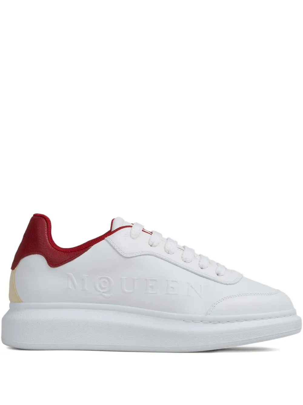 Alexander McQueen Sneakers met reliëf Wit